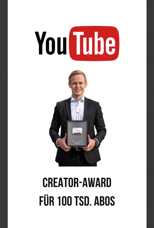 YouTube Referenzstory Creator-Award